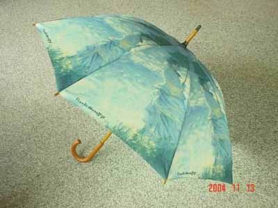 art wooden umbrella